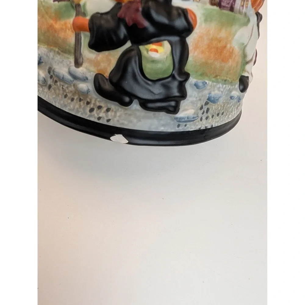 Yankee Candle Pumpkin Pals Halloween Ceramic Jar Shade 1127896 Blue Ghost Rare